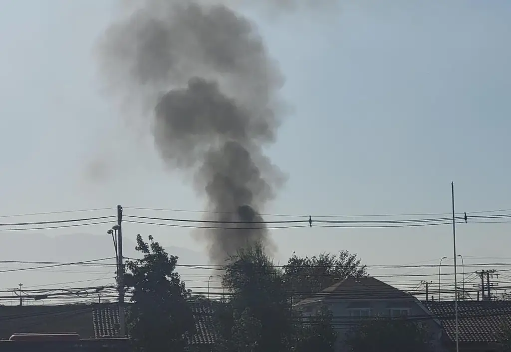 incendio campamento maipu