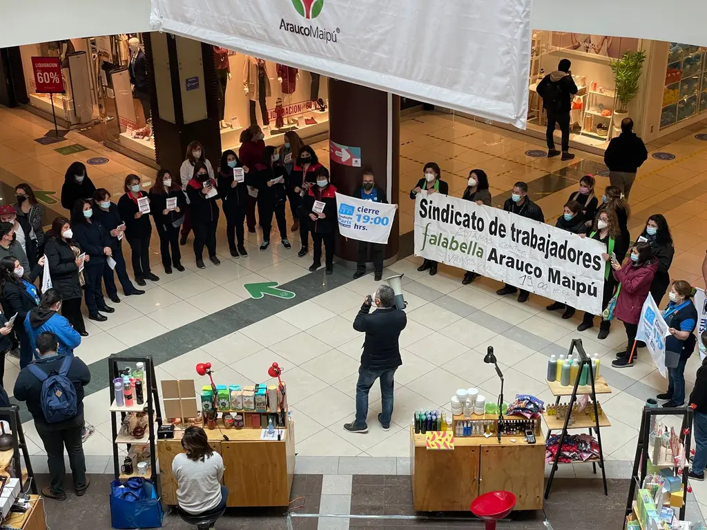 atcomer protesta mall arauco