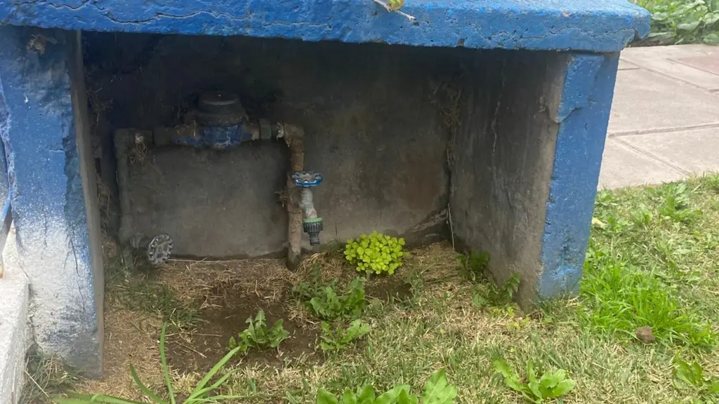 el robo de medidores de agua potable