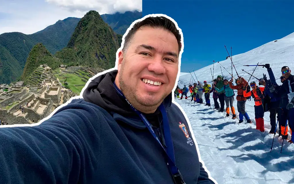 Israel Gómez de trekking para principiantes