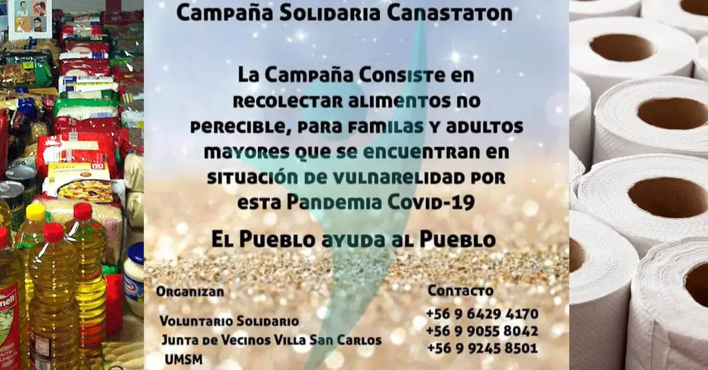 Canastatón solidario Maipú: recolectan alimentos no perecibles para adultos mayores vulnerables