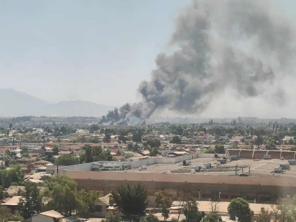 incendio en Maipú
