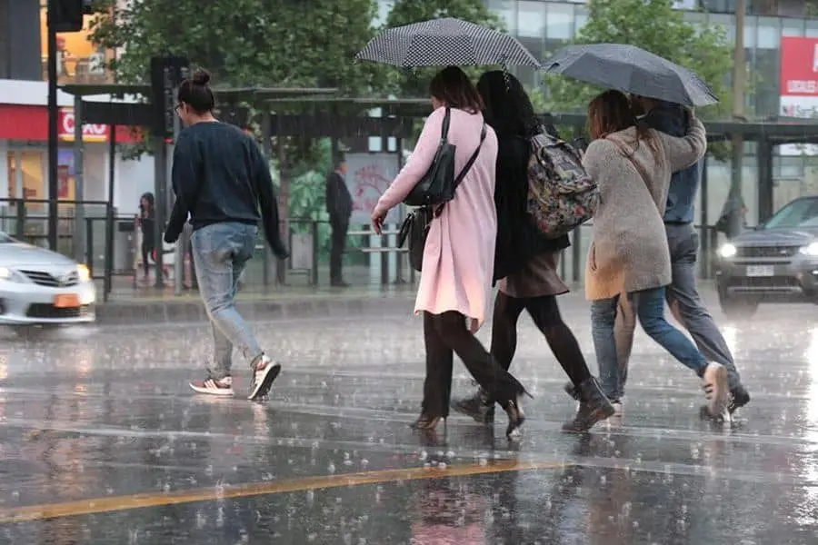 lluvia comunas santiago