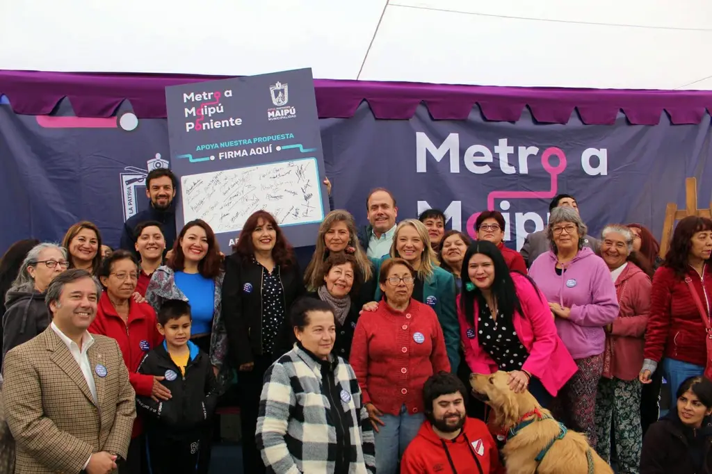 foto metro poniente maipú