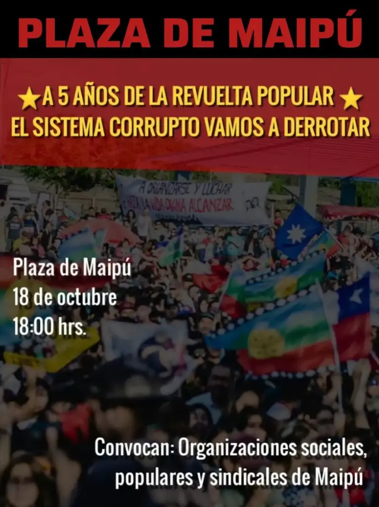 estallido social en maipu