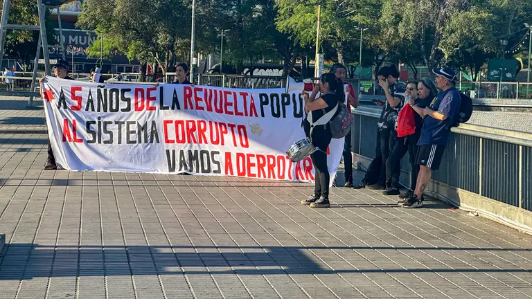 La conmemoración del estallido social no tuvo apoyos en Maipú