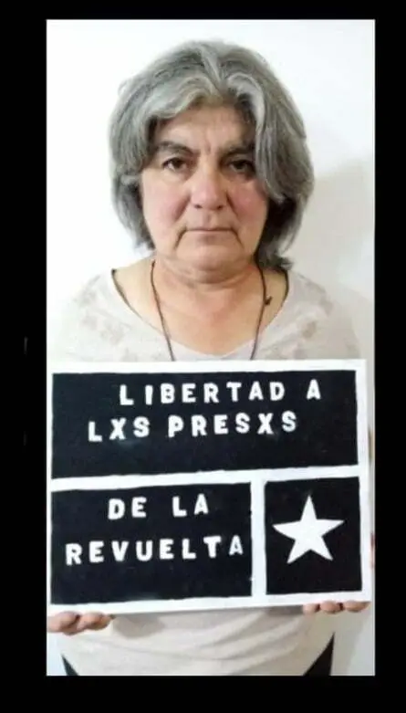 Ximena Vidal, vocera Asamblea Nacional de Familiares de Presos Políticos.