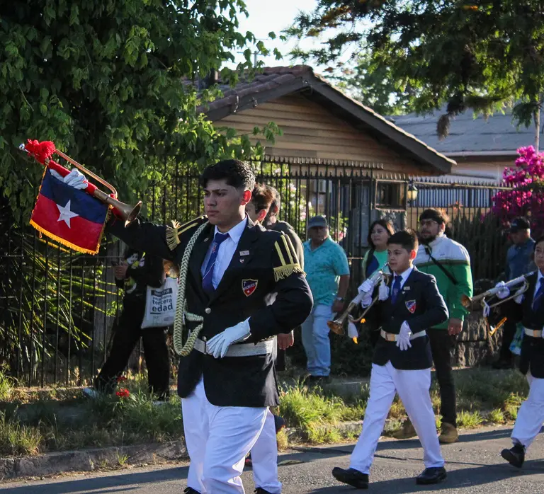 Banda Don Orione, una de las más representativas de la comuna.