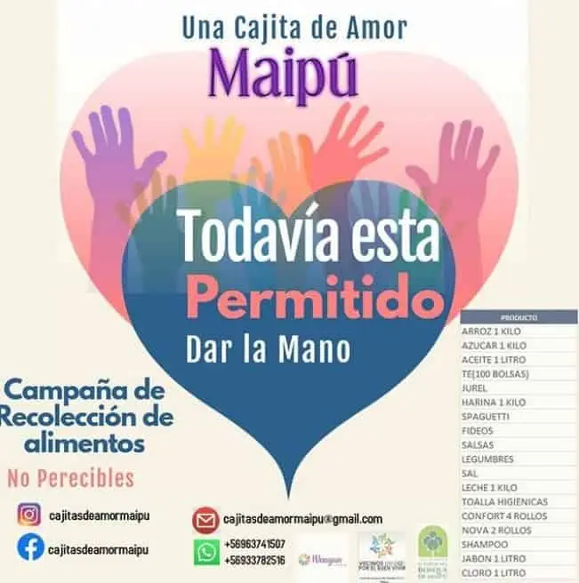 Guía solidaria de Maipú: el pueblo ayuda al pueblo ¿dónde, cuándo y cómo ayudar?