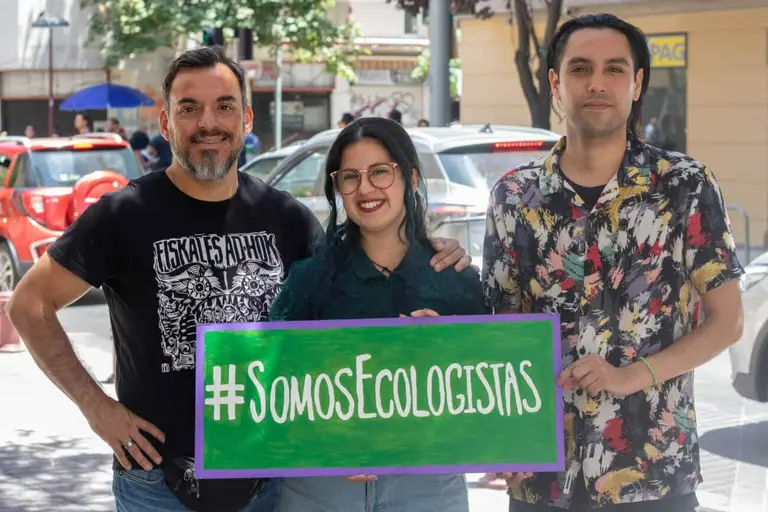 Máximo Quitral, Valeria Policroni y Camilo Antileo | Foto: Rodrigo Riveros