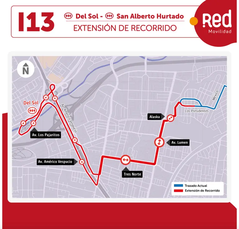 recorrido bus red en maipu