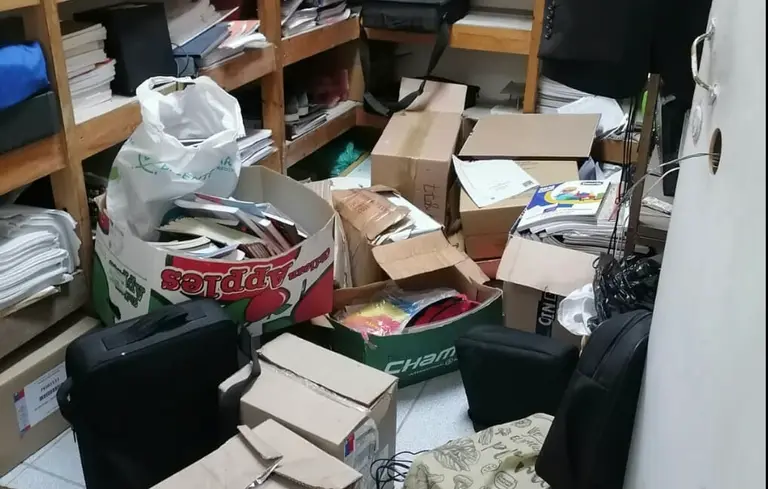 Imagen compartida por el establecimiento tras el robo.