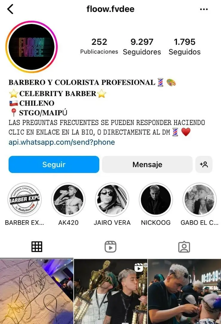 Conoce a Vincent Herrera: el barbero maipucino de 17 años que se perfila como joven promesa