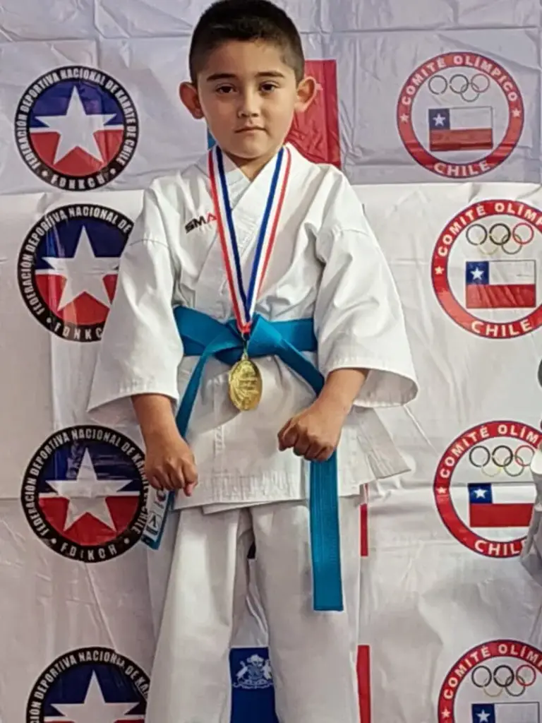 Elías Juanillo – Campeón Nacional categoría Kata 6 a 7 años.