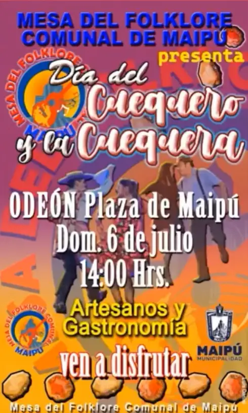 Mesa del folklore comunal Maipú