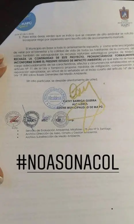 «En Maipú podría haber un derrame de petróleo similar a Osorno»: Viviana Delgado vecina y ambientalista
