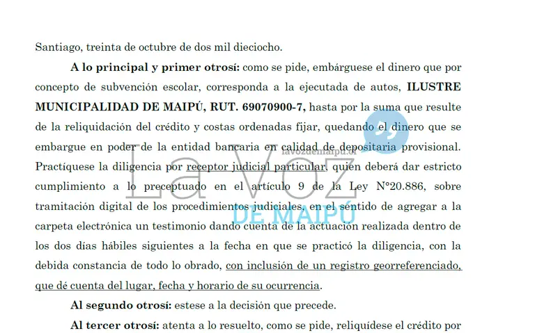 Parece que no eran «fantasmas»: Alcaldesa Barriga arriesga detención por no pago de juicio laboral y justicia embarga subvención a colegios municipales