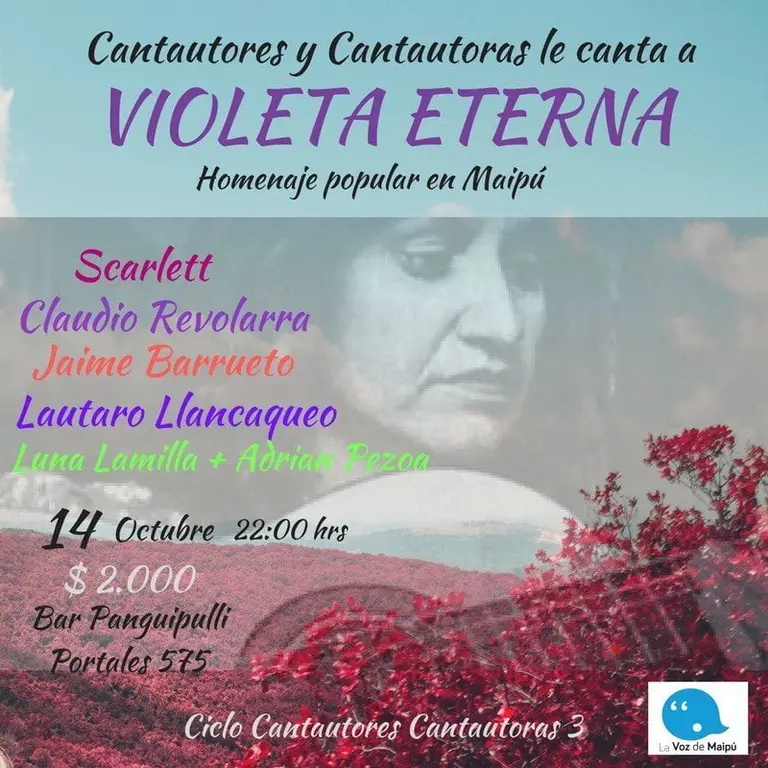 Tercer Ciclo Cantautores y Cantautoras: Violeta Eterna