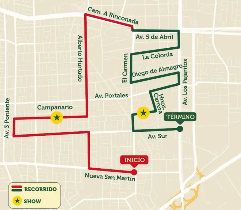 Caravana Navideña en Maipú
