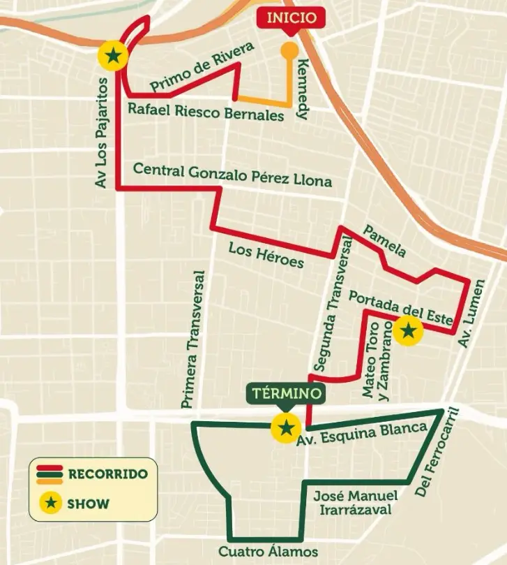 Caravana Navideña en Maipú