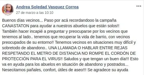 Canastatón solidario Maipú: recolectan alimentos no perecibles para adultos mayores vulnerables
