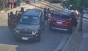 violenta encerrona en Barrio Clotario Blest