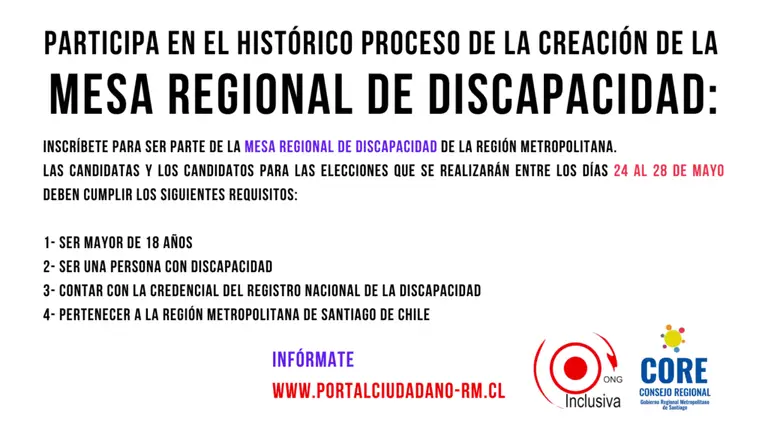 mesa discapacidad