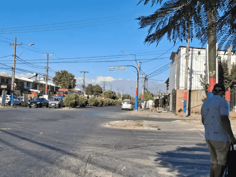 peligroso cruce en Villa Pehuén