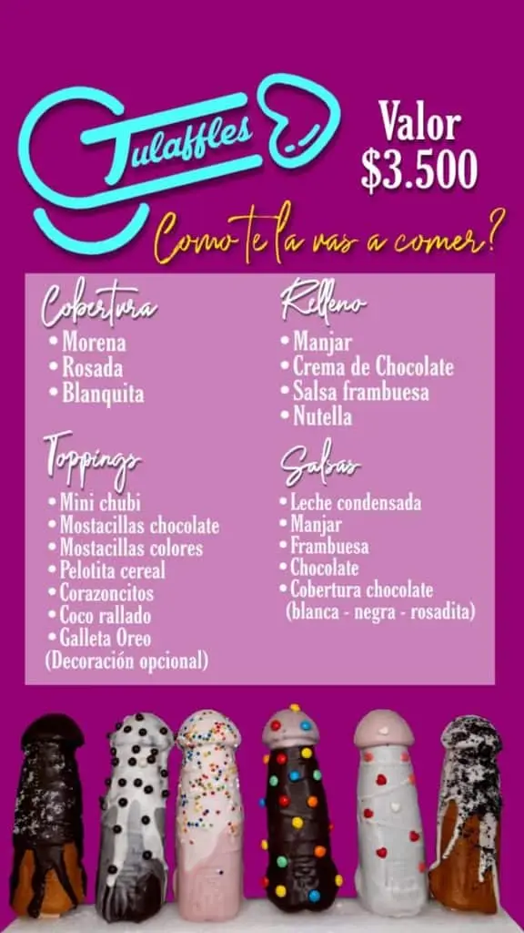 ¿Cómo te la vas a comer? Carta Tulaffles