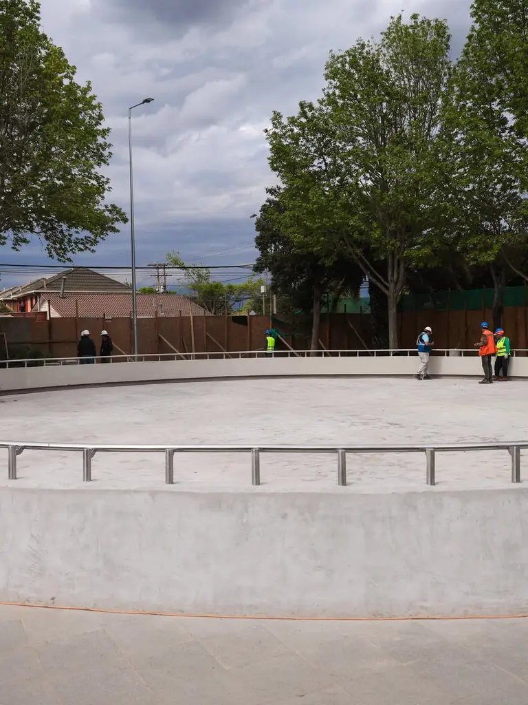 Pista de patinaje del Parque El Rosal entra en su etapa final de obras