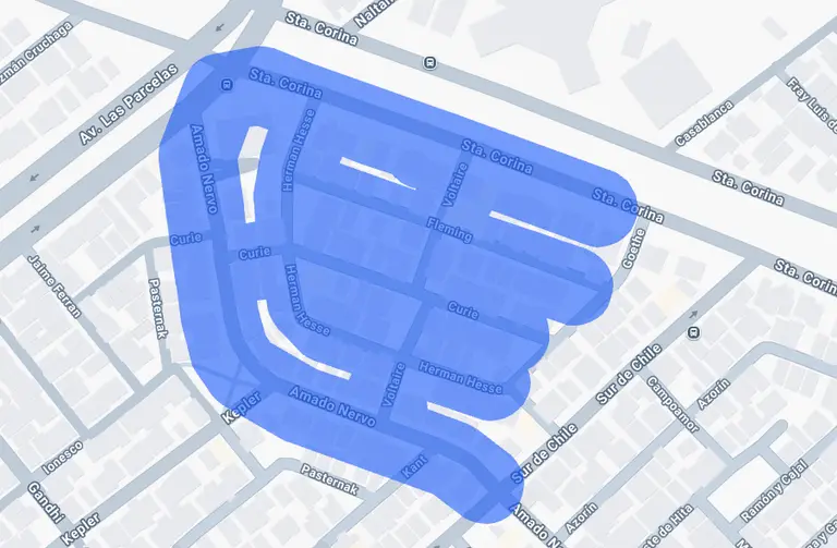 Enel programa cortes de luz en cuatro barrios de Maipú entre el lunes 28 y el miércoles 30 de septiembre