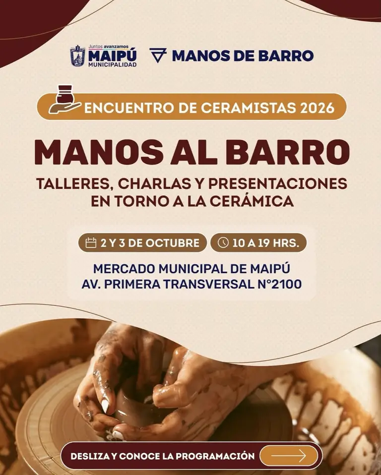 Panoramas en Maipú para este fin de semana: alfarería, fútbol femenino, folclore, medioambiente y deporte al aire libre