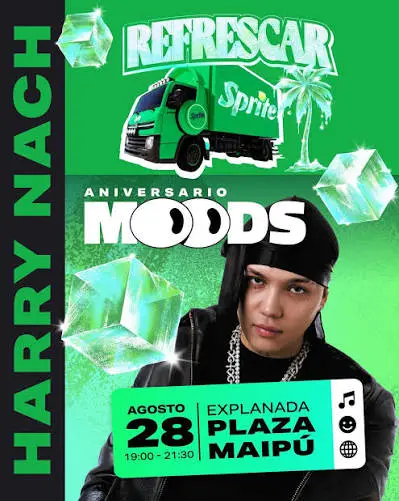 Harry Nach festejará los 6 años de su álbum «Moods» con un concierto gratuito en Plaza de Maipú