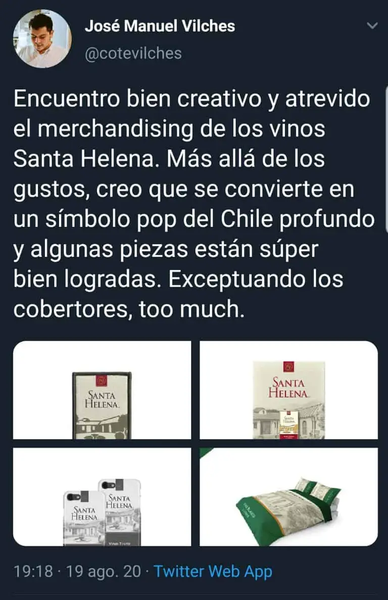 Tienda oficial Santa Helena se vuelve viral con sus curiosos productos