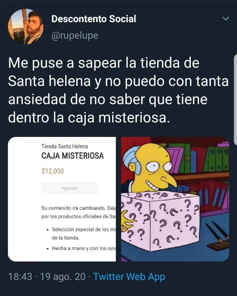 Tienda oficial Santa Helena se vuelve viral con sus curiosos productos