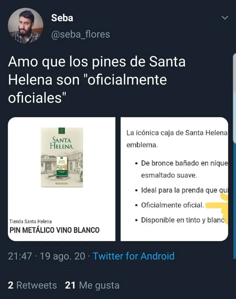 Tienda oficial Santa Helena se vuelve viral con sus curiosos productos