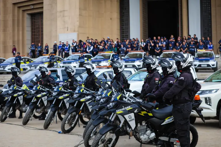 tomás Vodanovic presentó la flota de seguridad