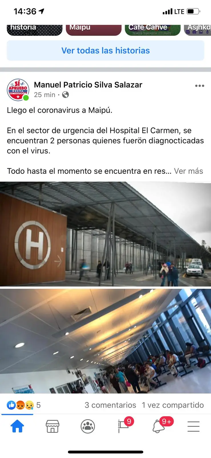 Este posteo en Facebook desató todo tipo de especulaciones. Al final, era una noticia poco precisa