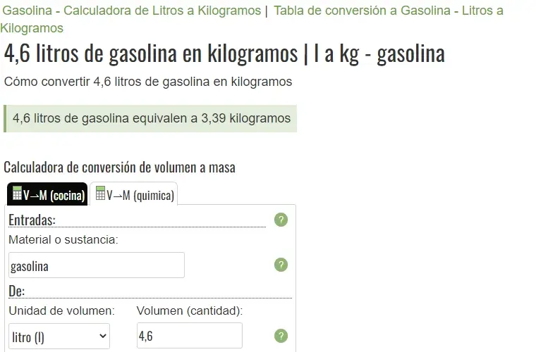litros-bencina-a-kg-maipu