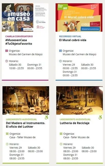 Día del Patrimonio Chileno se realizará online y Maipú está presente
