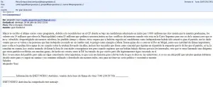 29 DE JULIO CORREO DE SAEZ A MEO SEÑALANDO DECEPCION