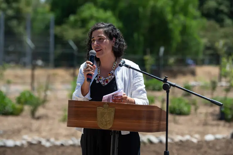 Cristina Huidobro en el Bosque de Lluvia