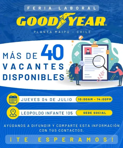 goodyear Feria laboral Maipú.