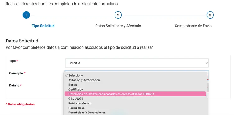 dpe fonasa.