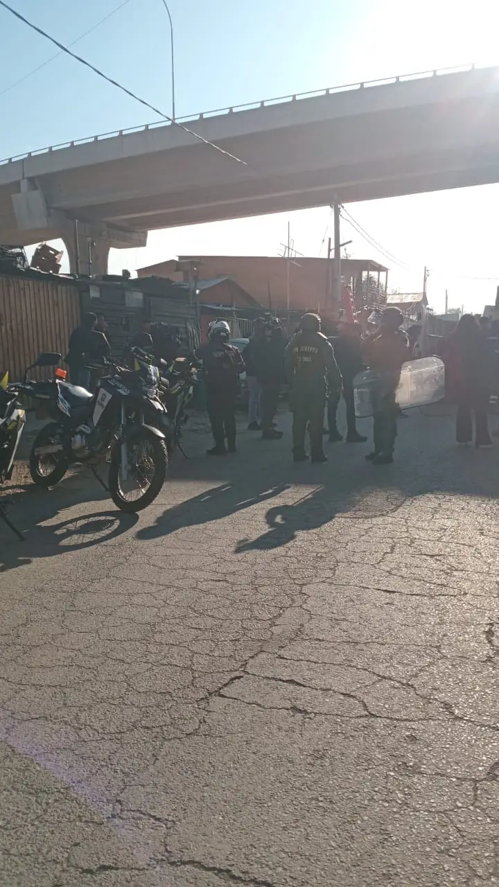 toma en maipu operativo