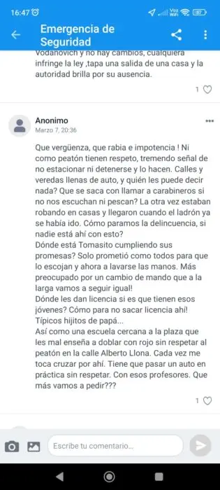 Aumentan denuncias por autos mal estacionados alrededor de Duoc UC de Maipú