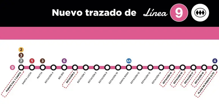 Presidente anuncia nuevo trazadado de Línea 9 de Metro: Y Maipú Poniente, ¿cuándo?