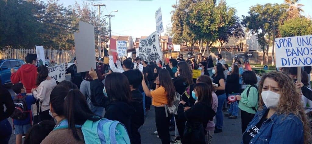manifestación colegio del real