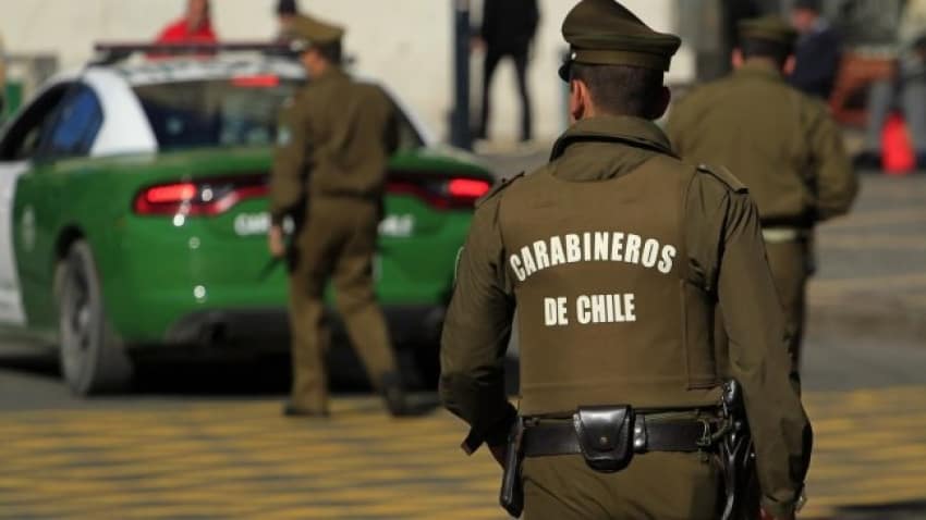 carabineros investiga portonazo robo maipu accidente
