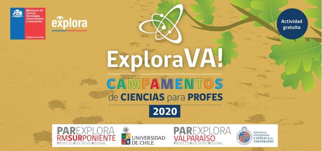 Profes de Maipú se capacitarán en ciencia: Campamentos de Ciencia 2020 Explora VA